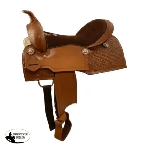 16" Double T Pleasure Style Saddle with Square Skirts