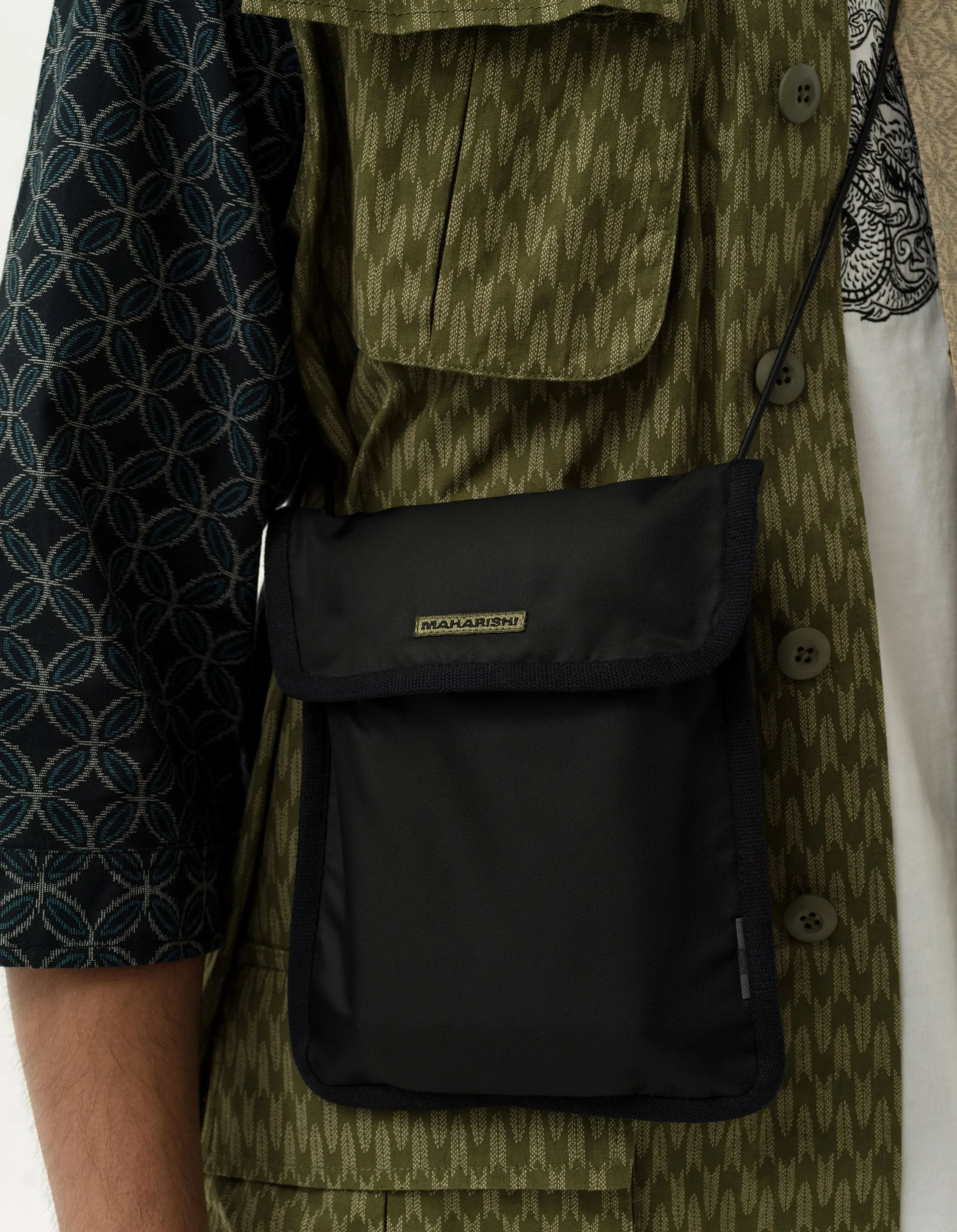 5204 Maharishi Snocord Bag Black