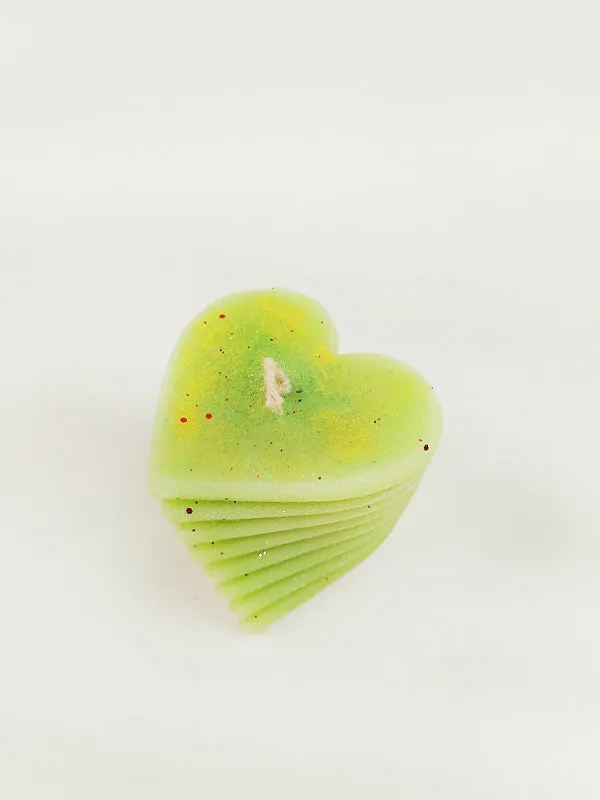 5x5 Heart Shape Candle - Multicolor