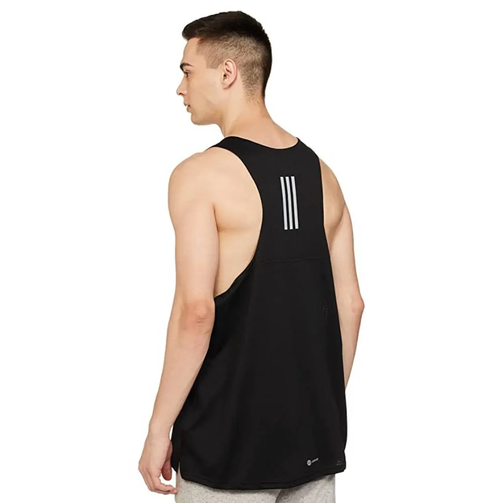 Adidas Men's Own The Run Singlet (Black)