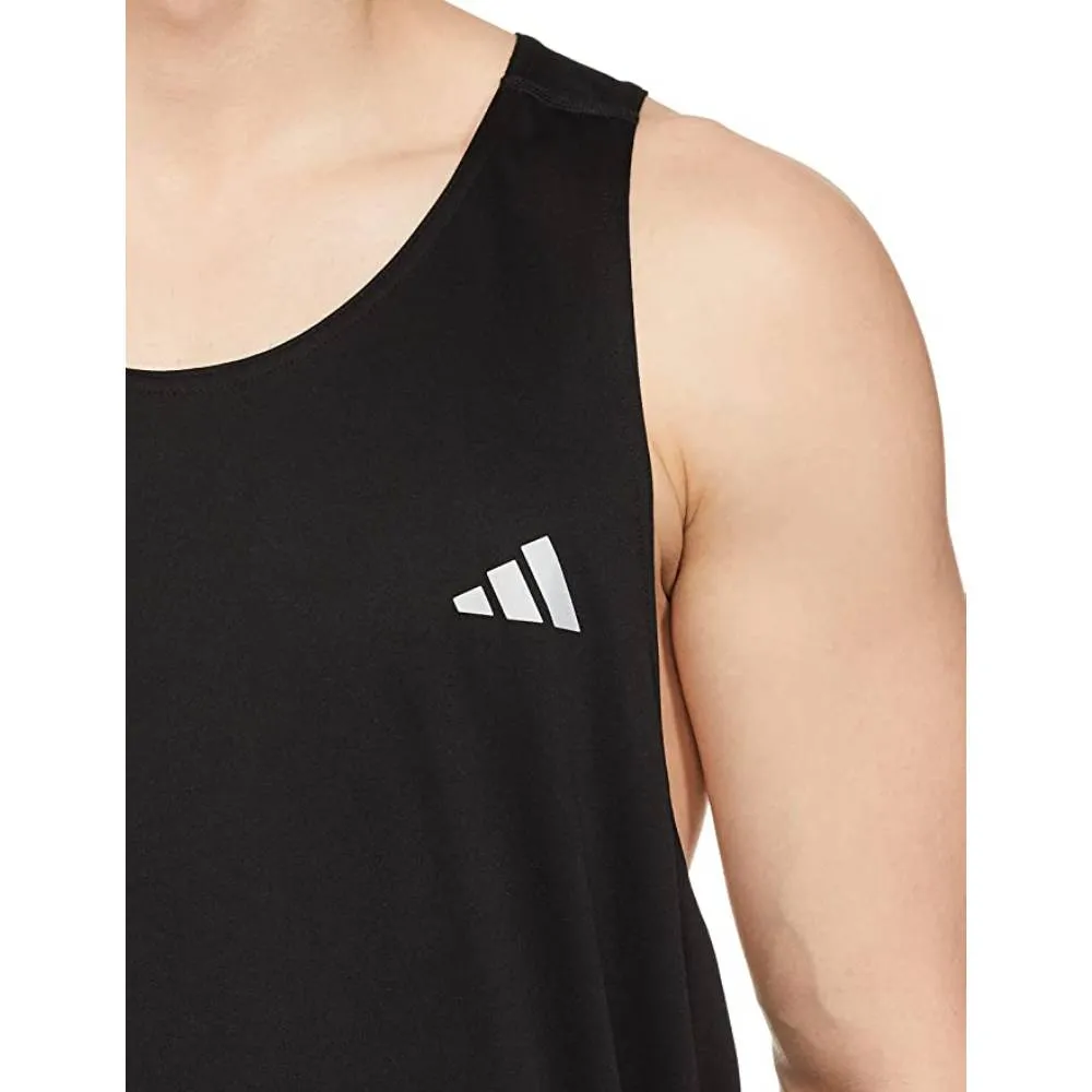 Adidas Men's Own The Run Singlet (Black)