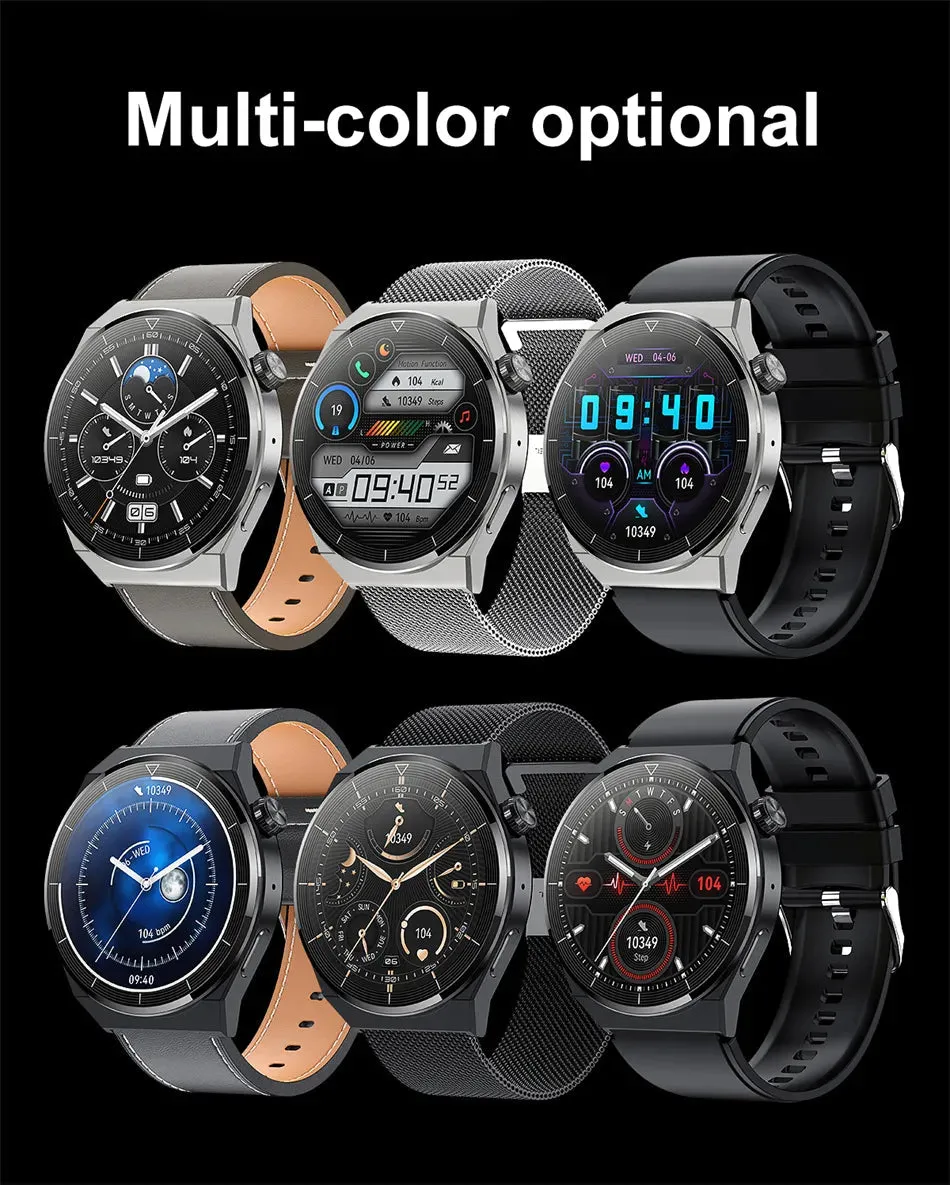 AMOLED 390*390 HD Screen Heart Rate Bluetooth Call Waterproof Smartwatch