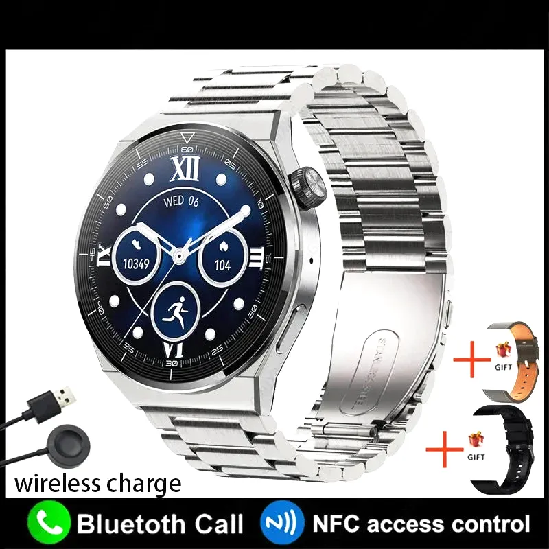 AMOLED 390*390 HD Screen Heart Rate Bluetooth Call Waterproof Smartwatch