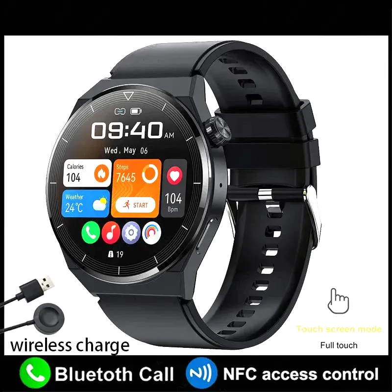 AMOLED 390*390 HD Screen Heart Rate Bluetooth Call Waterproof Smartwatch