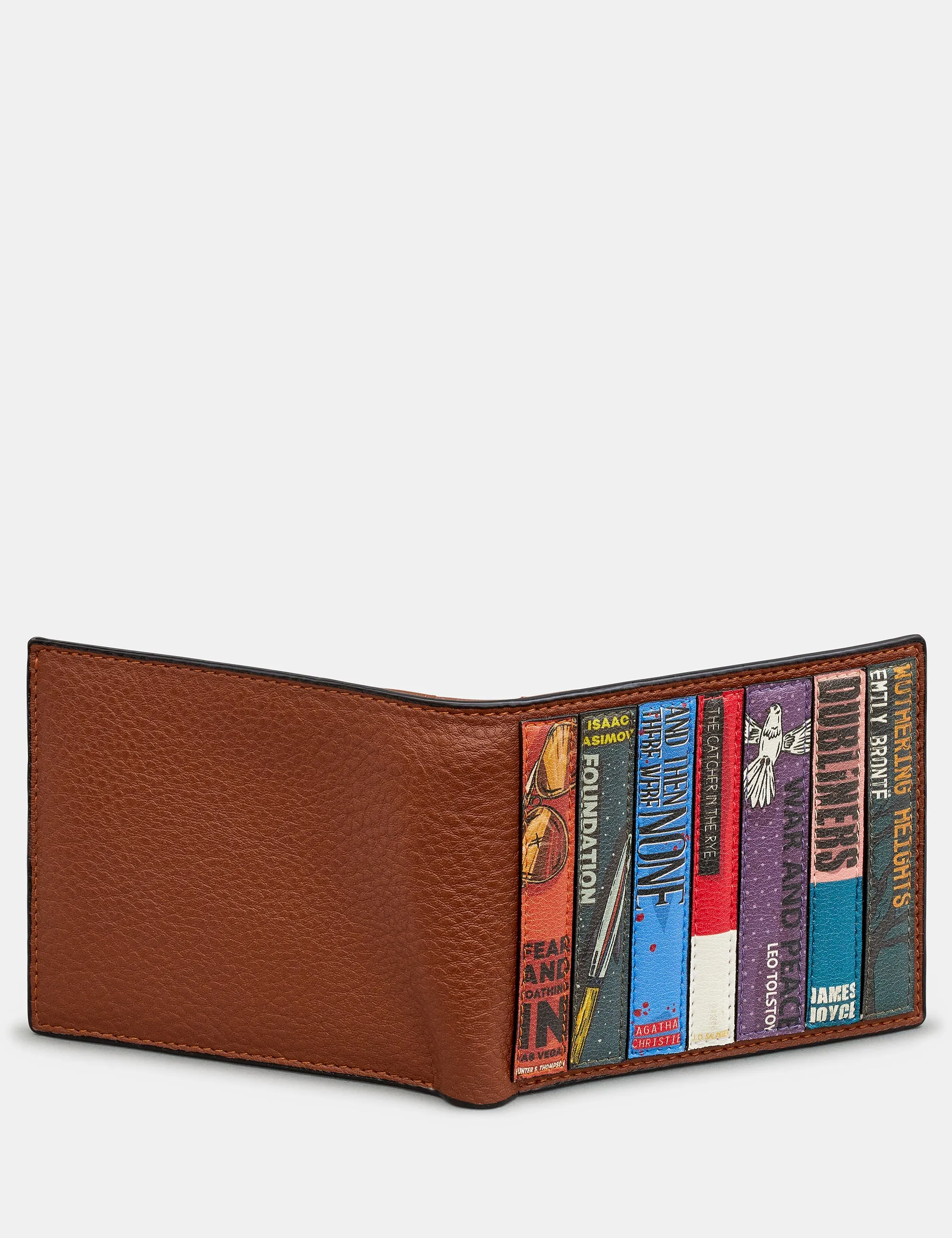 Bookworm Brown Vegan Leather Wallet