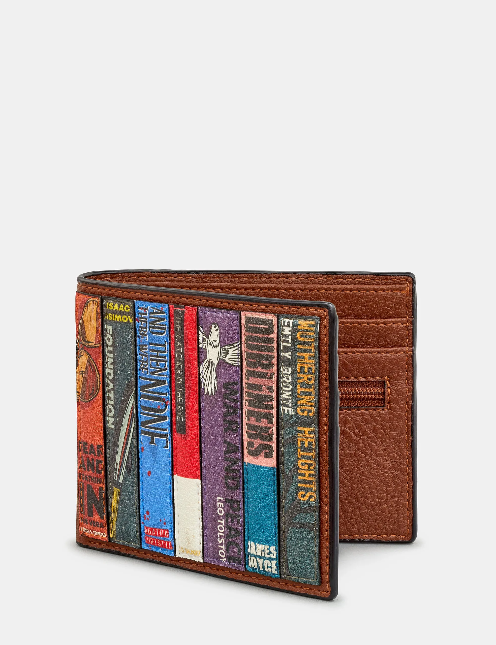 Bookworm Brown Vegan Leather Wallet