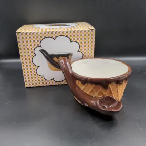 Ceramic Ice Cream Bowl Pipe