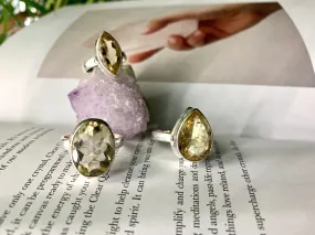 Citrine Ari Ring - Marquise / Oval