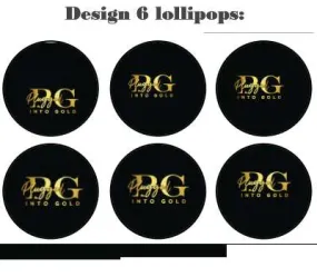 Customize your own 2D ball style edible image lollipop