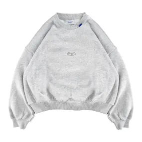 EMBOSS METAL LOGO CREWNECK