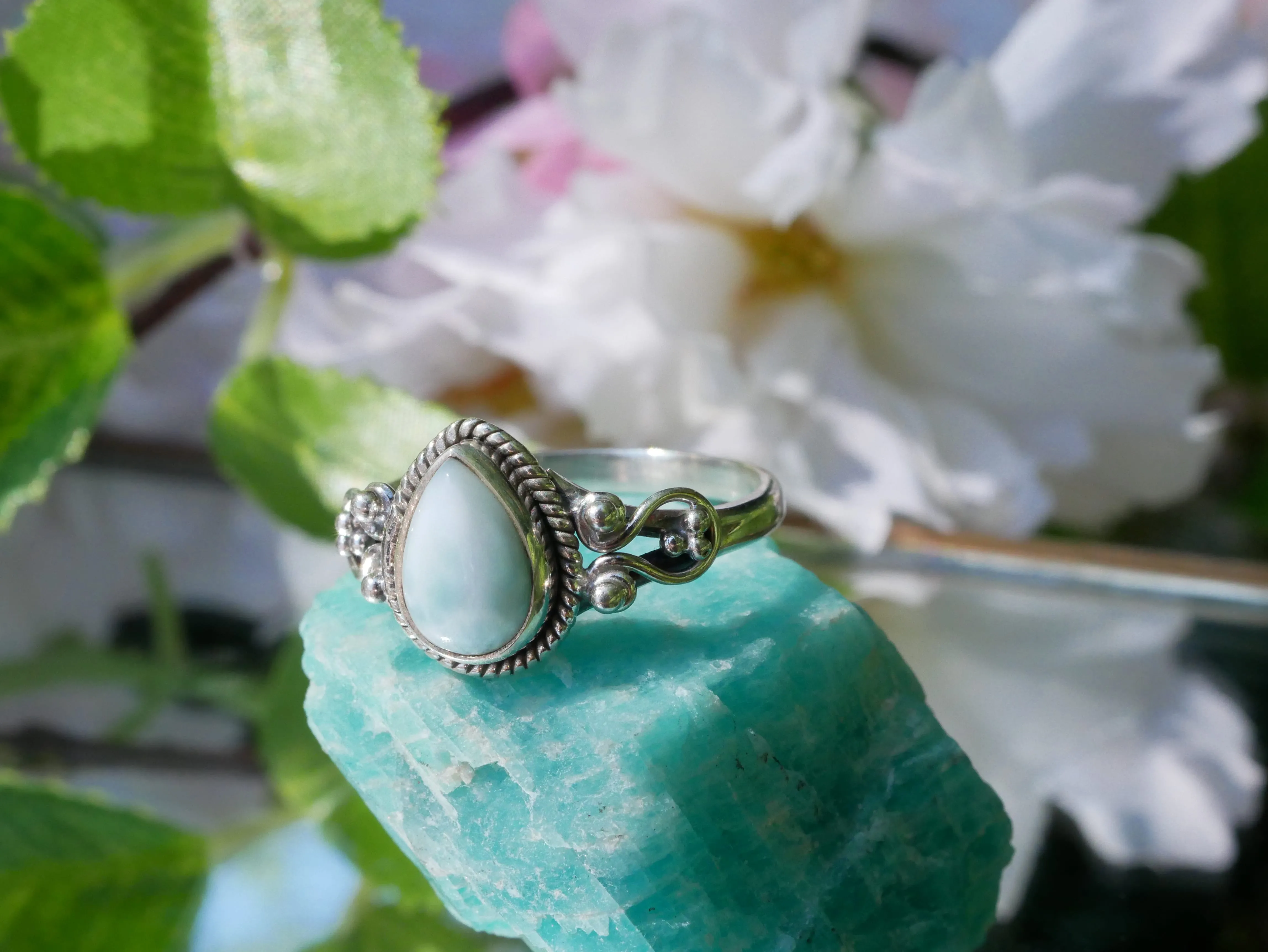 Larimar Lyssa Ring