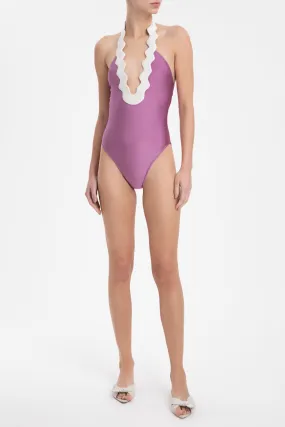 Moves High-leg Halterneck Swimsuit