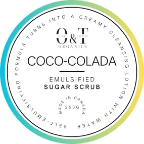 Oak & Tonic Organics | Coco-Colada Emulsified Sugar Scrub