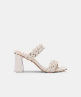 PAILY WIDE HEELS IVORY STELLA - re:vita