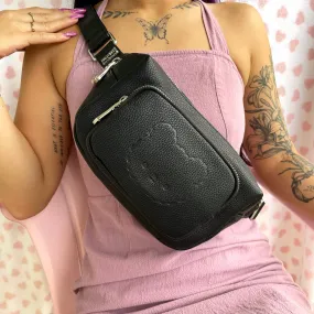 Pebble Black Fujibee Fanny Pack