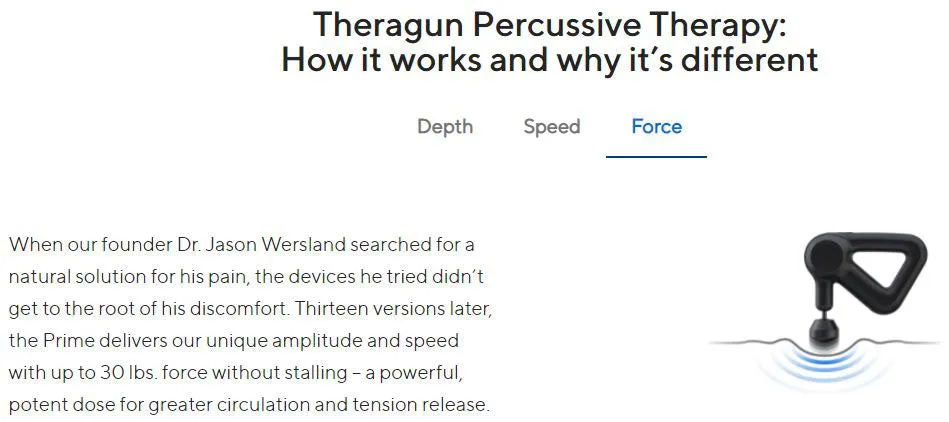 Theragun Prime Percussive Device